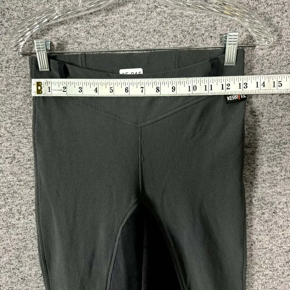 Kerrits Women's Size Medium Gray Nylon Skinny Leg Seated Equestrian Rider Pants